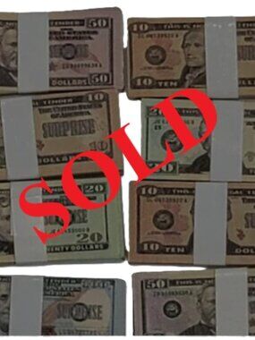 SOLD Zuru Mini Brands Money Cash Dollar Bills Lot